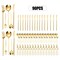90pcs/Set Tableware Stainless Steel Flatware Utensil Kitchen Spoon Fork Cutlery